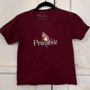Primitive Maroon Kids Short Sleeve Tee